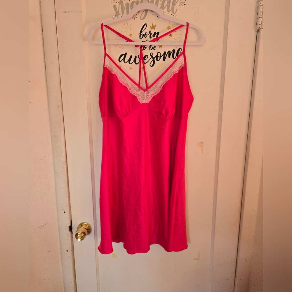 Secret Treasures Pink Sleepwear Satin Size 2x(18w-20w)